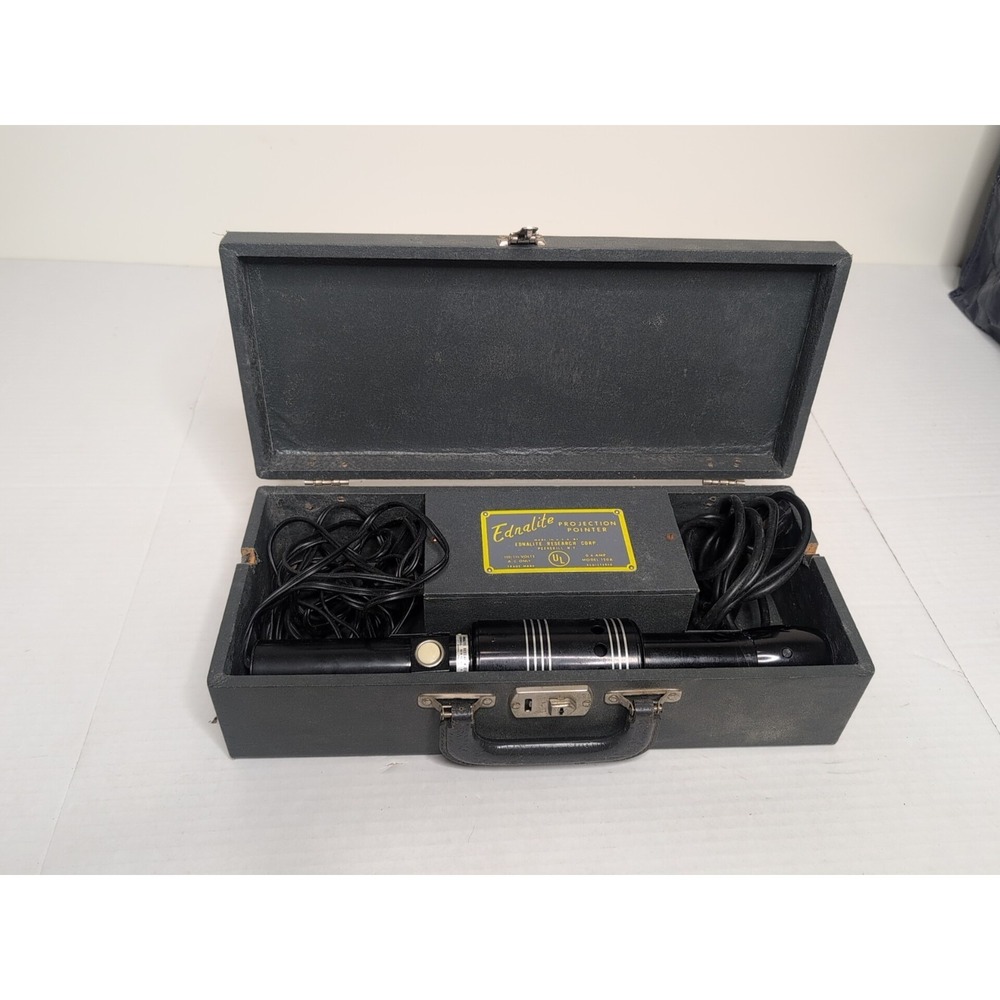 EDNALITE  120A Vintage Projection Pointer W/ Original Case